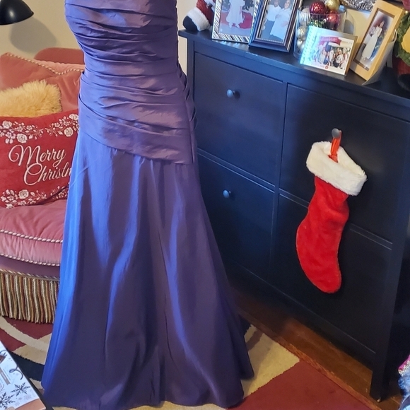 Water and waters women long purple Night dress Size 10 - Picture 7 of 11